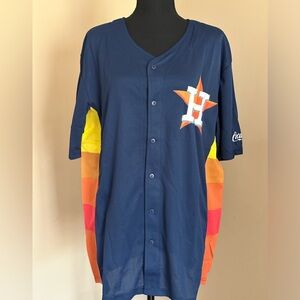 One Jersey NEW-in bag Houston Astros Orbit #00 Stadium Giveaway Collectors Sz XL